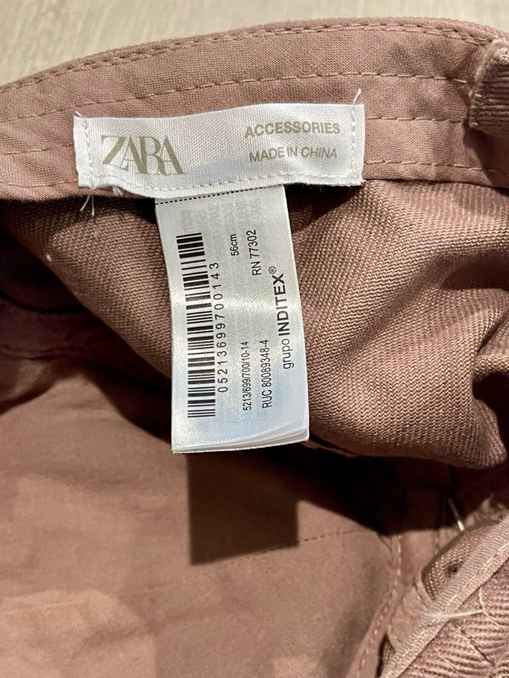 ZARA Kids “Unstoppable Mood” Baseball Cap | Blush Pink Adjustable Hat 56cm - Picture 7 of 7
